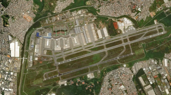 Satellite view of São Paulo Airport