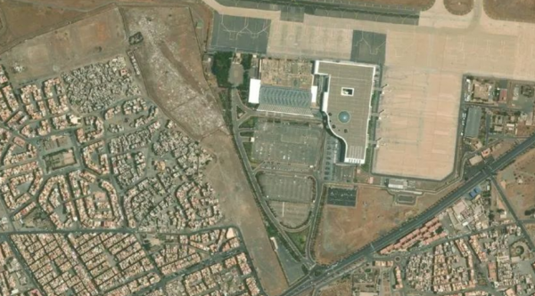 Satellite view of Marrakesh Menara Airport