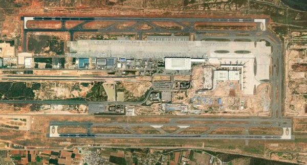 Satellite view of Kempegowda Airport