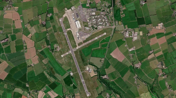 Satellite view of Cork Airport