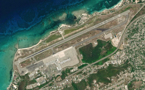 Satellite view of Sangster Airport