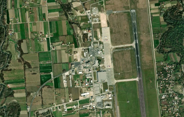 Satellite view of Nene Tereza Airport