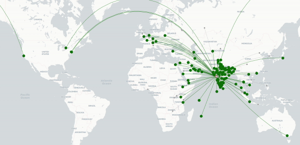 Chhatrapati Shivaji Maharaj Airport destination map