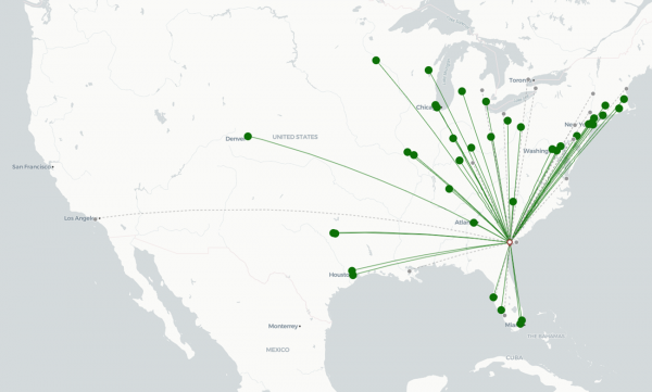 Savannah Hilton Head destination map